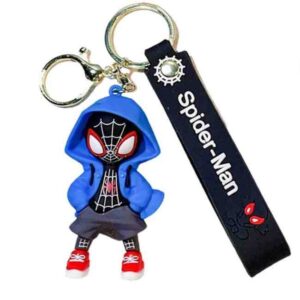 Spider Hero Keychain – Cute Hoodie Style p-15