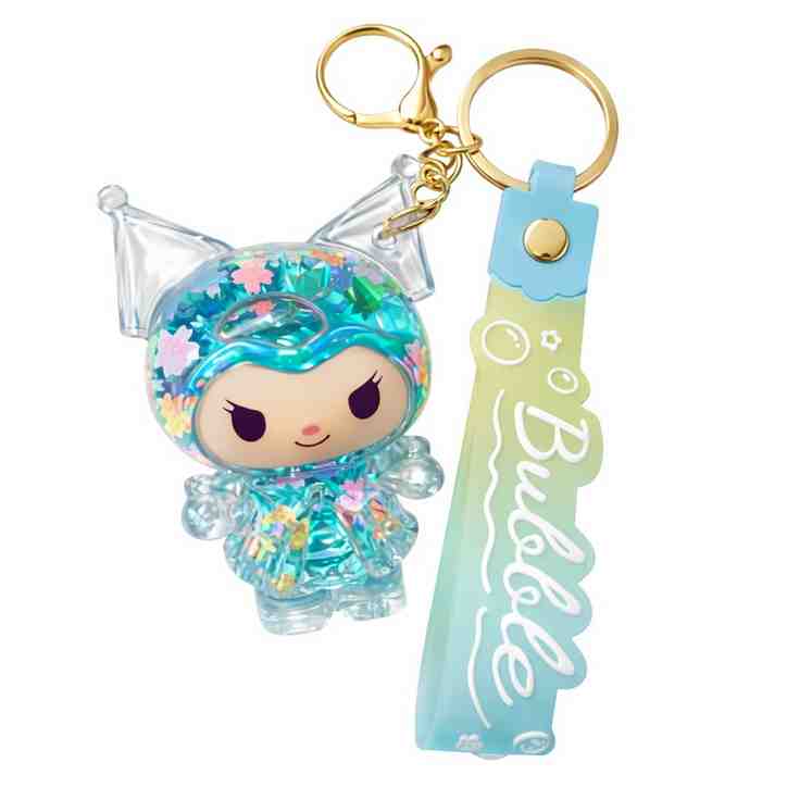Bubble Liquid Moving Keychain p-34