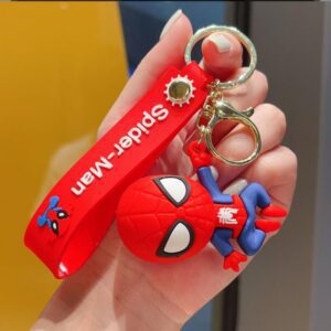 Spider-Man Keychain – Cute Cartoon Keyring