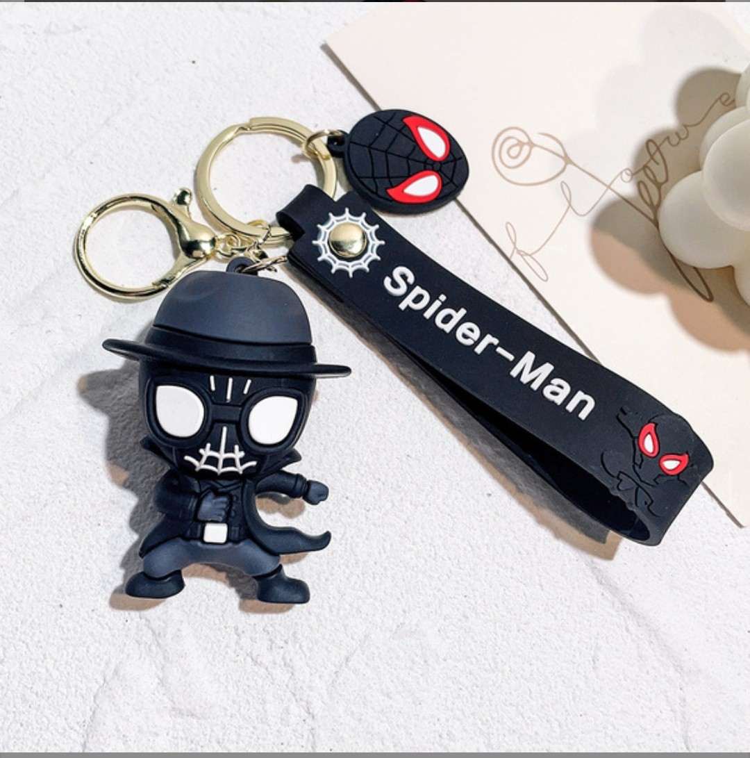 23 Spider-Man Keychain | Cute Superhero Key Ring for Bag & School Bag