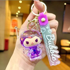 28 Kuromi Keychain | Cute Cartoon Keyring for Bag & School Bag