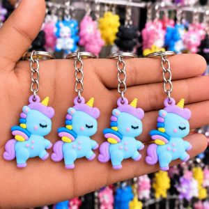 85 এক পিছ Unicorn Keychain