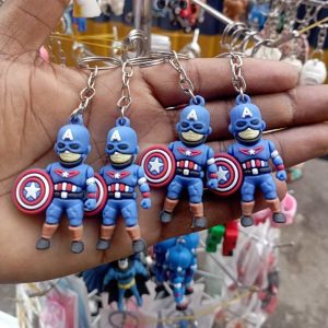 106 এক পিছ Captain America Keychain